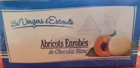 Abricots Enrobés de chocolat blanc