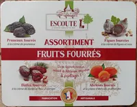 Assortiment de fruits fourrés
