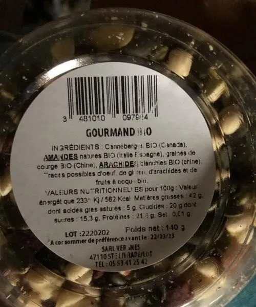 Gourmand bio