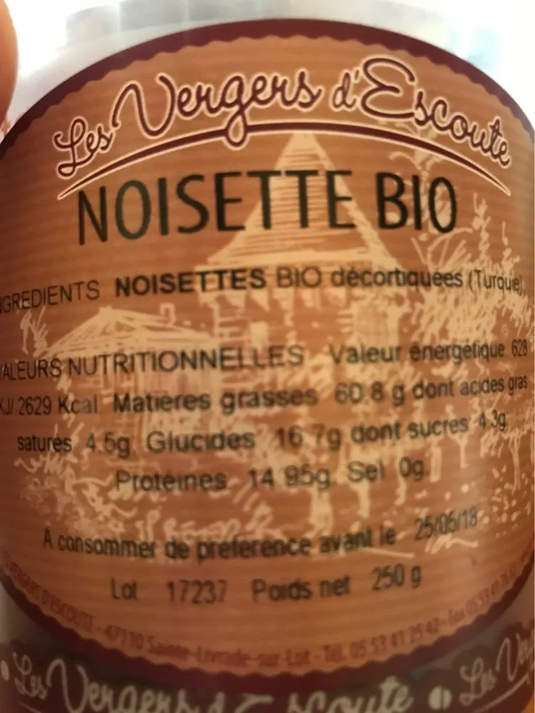 Noisette bio