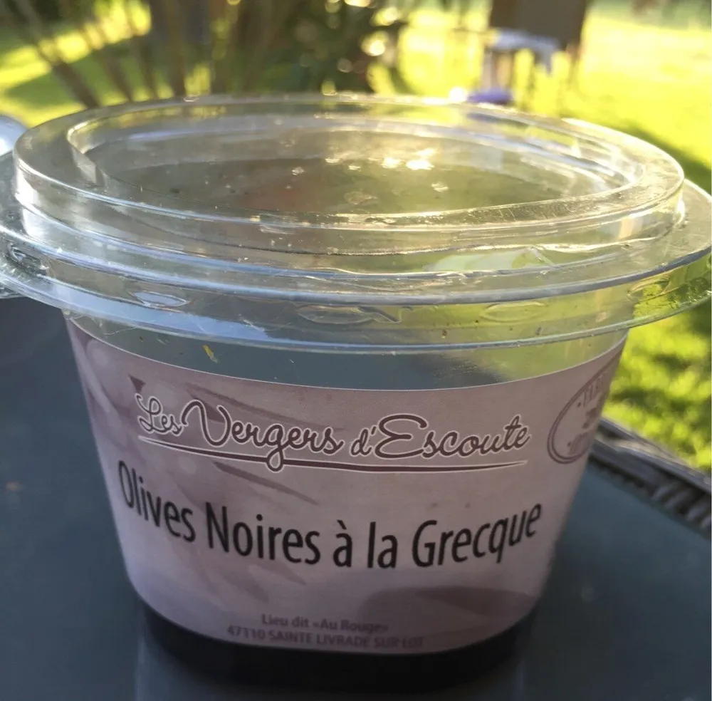 Olives noires à la Grecque