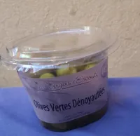 Olives vertes dénoyautées