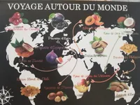 voyage autour du monde, Fruits secs