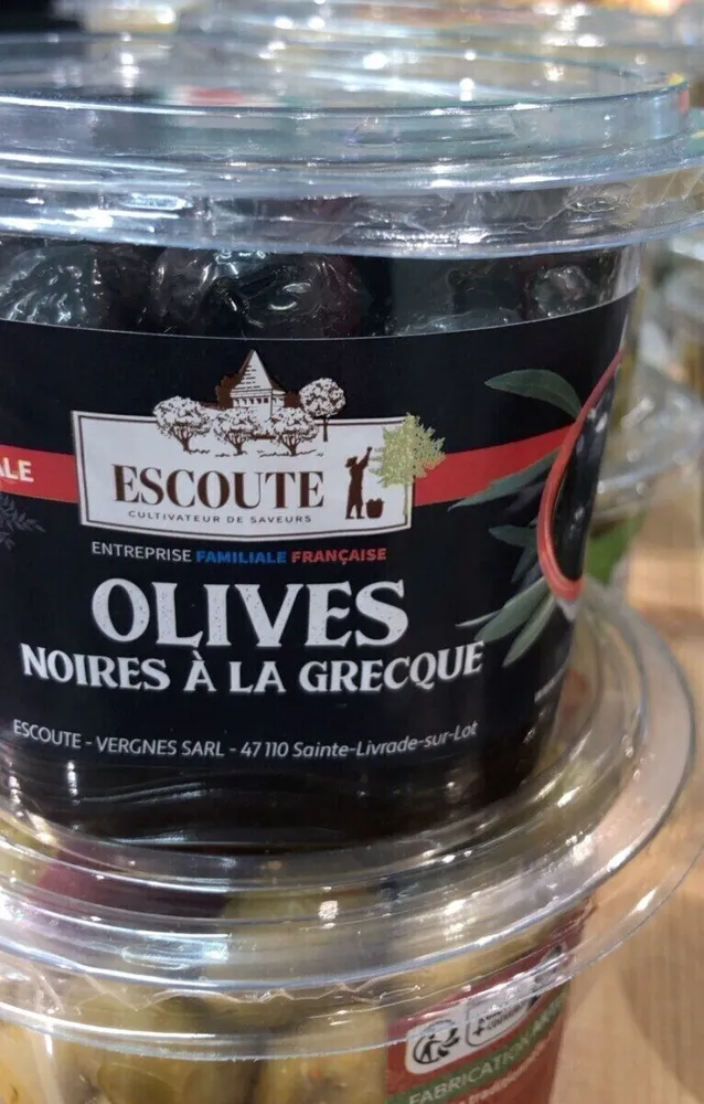 olives noires à la grecque