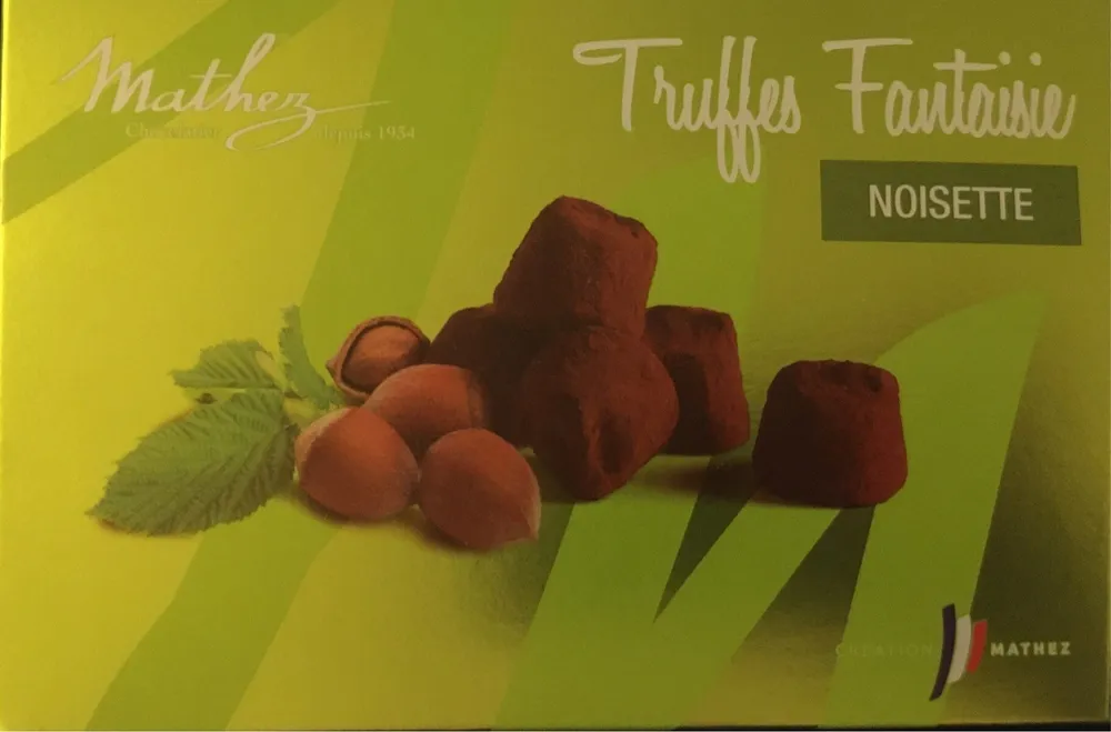 Truffes fantaisie noisette