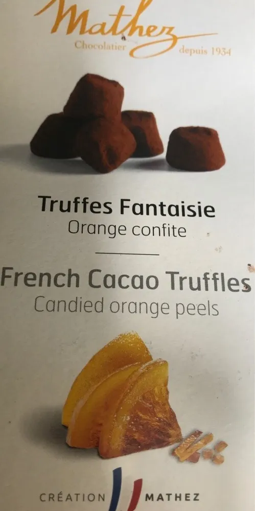 Truffles Fantaisie Orange confite