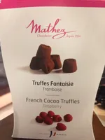 Schokoladentrüffel Mit Himbeeren 250G Truffes Fantaisie, Creation Mathez