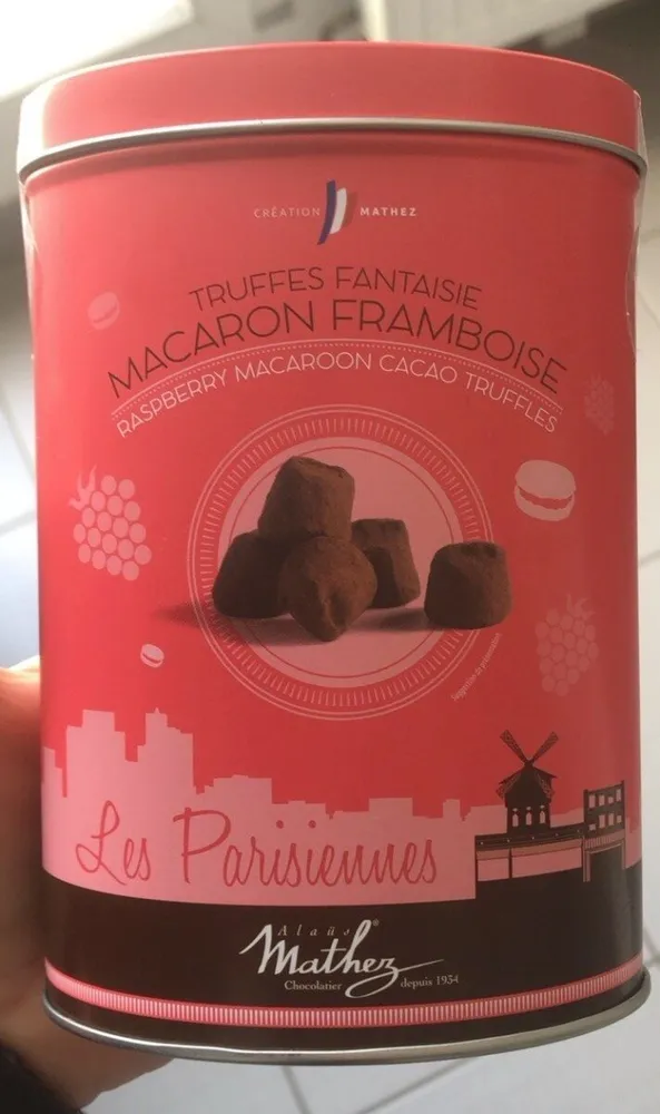 Truffes fantaisie macaron framboise