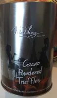 Cacao pwdered truffles