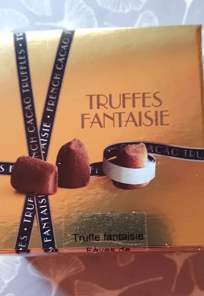 Truffes fantaisie fèves de cacao