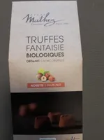 Truffes fantaisie biologiques