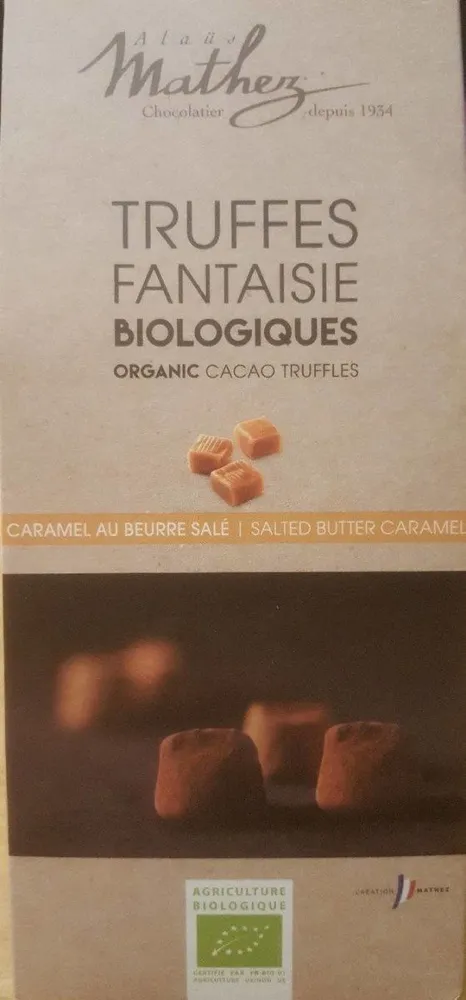Truffes Fantaisie Biologiques