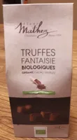 Truffes fantaisie biologiques