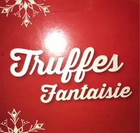 Truffe fantaisie aux brisures de macaron framboise