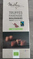 Truffes Fantaisie biologique nature
