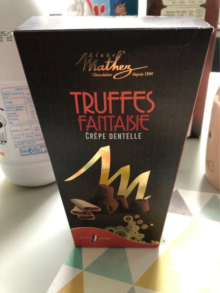 Truffe fantaisie crepe dentelle