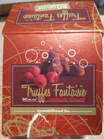 Truffe framboise au sucre pétillant