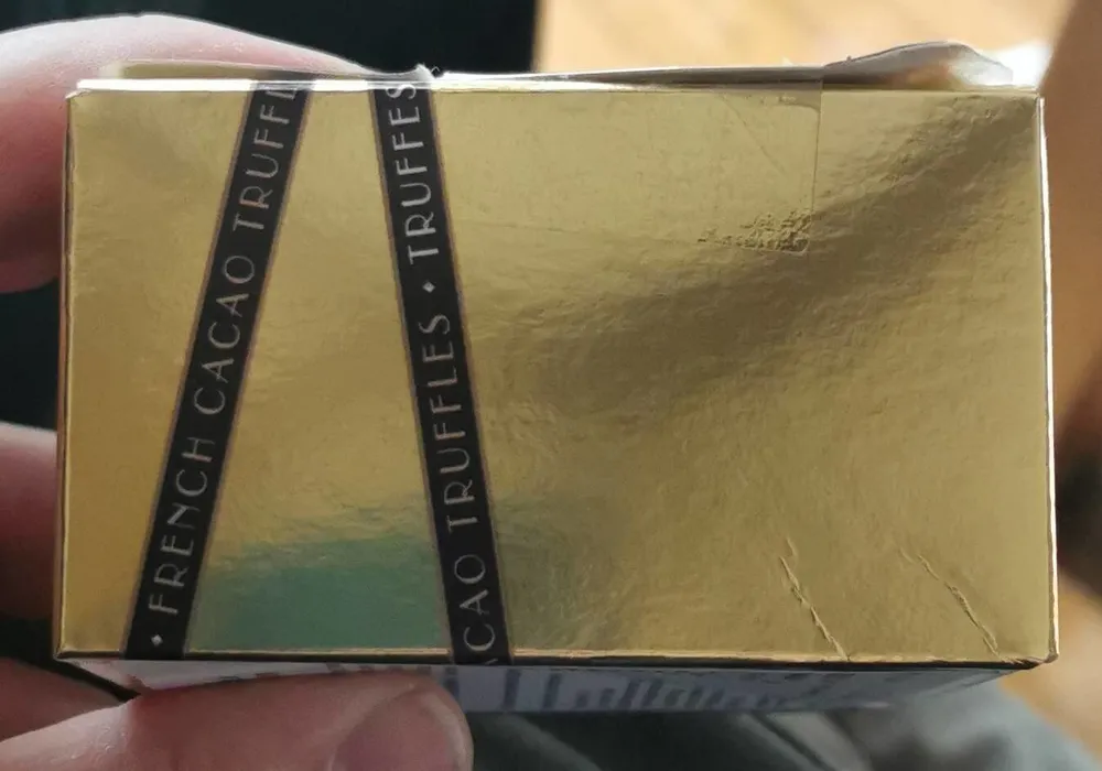 Truffe fantaisie aux éclat de caramel