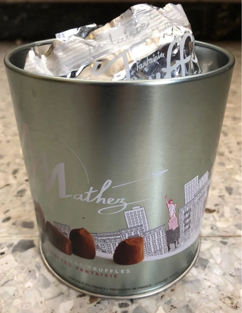 French cacao truffles