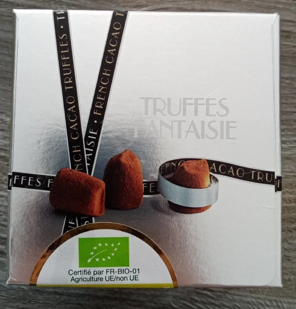 Truffes fantaisie chocolat noir