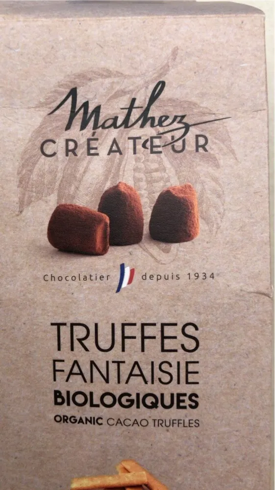 Truffe fantaisie aux brisures de crepe dentelle