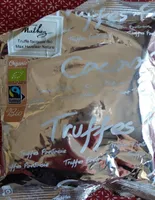 Truffes fantaisie au chocolat noir