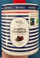 Truffe fantaisie au chocolat noir