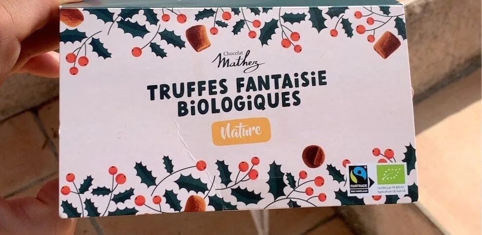 Truffes fantaisie biologiques