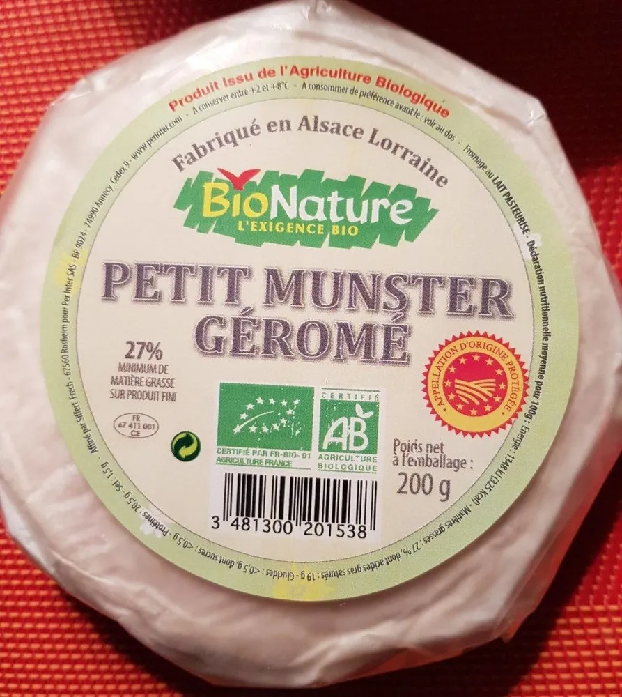 Petit Munster Aop Bio