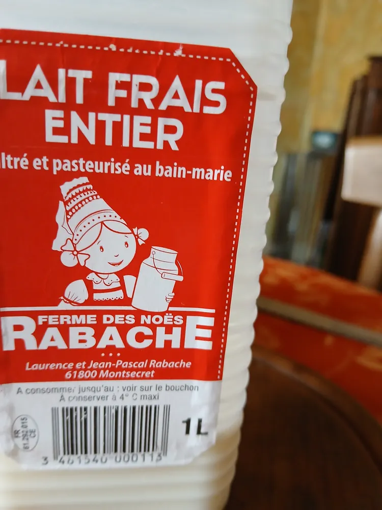 lait entier frais