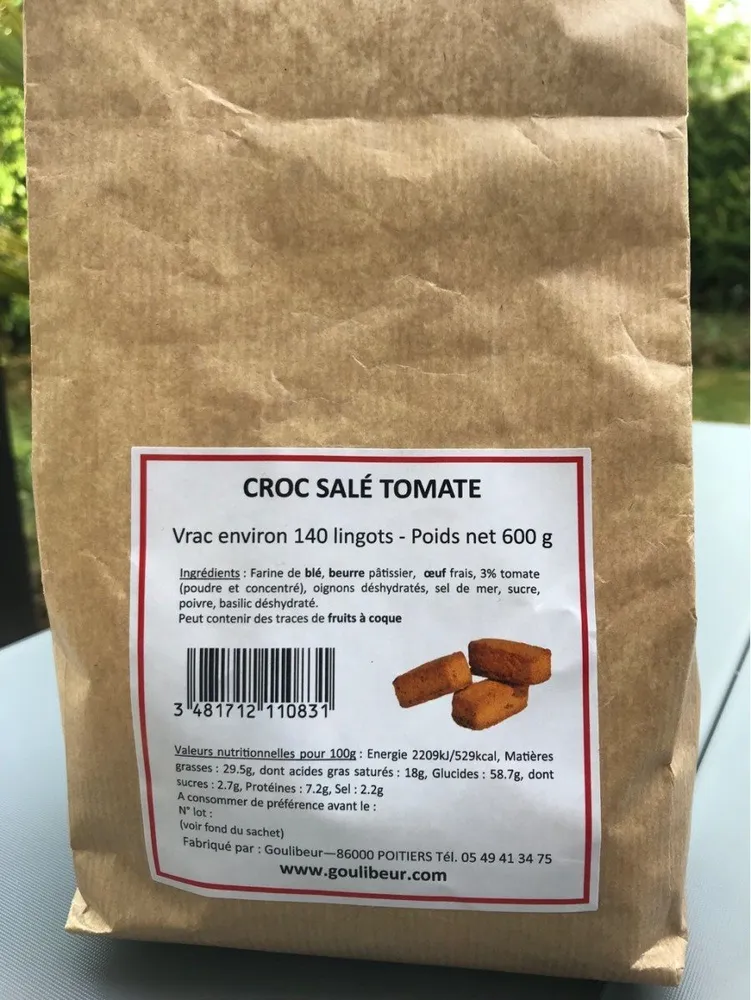 Croc salé tomate