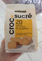 Sablés au citron et gingembre