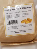 Salé citron bio et gingembre