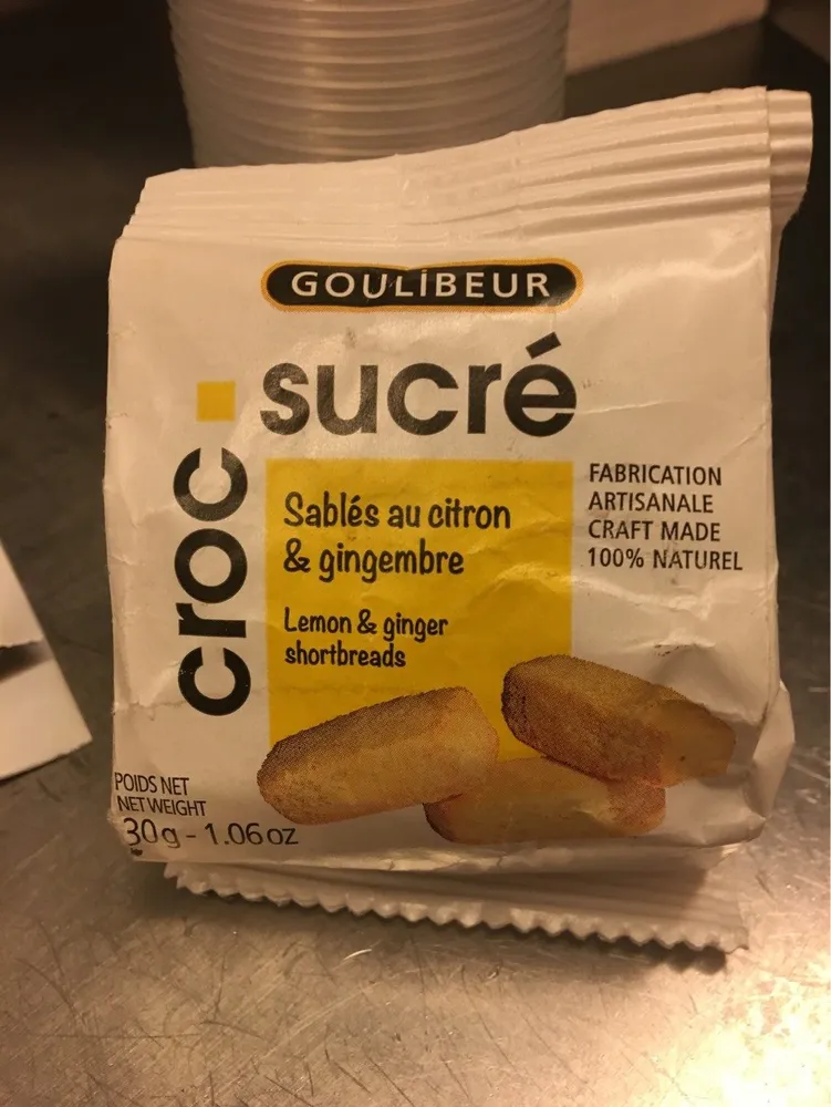 Croc sucré citron & gingembre