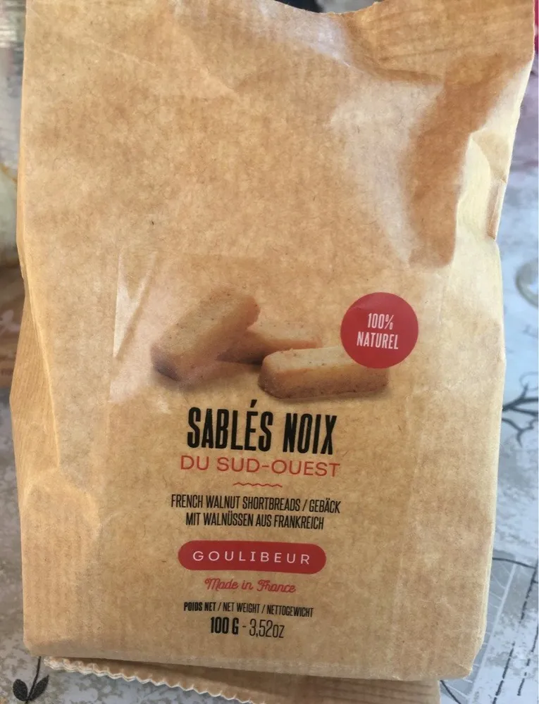 Sablés noix