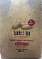 Sablés citron et gingembre