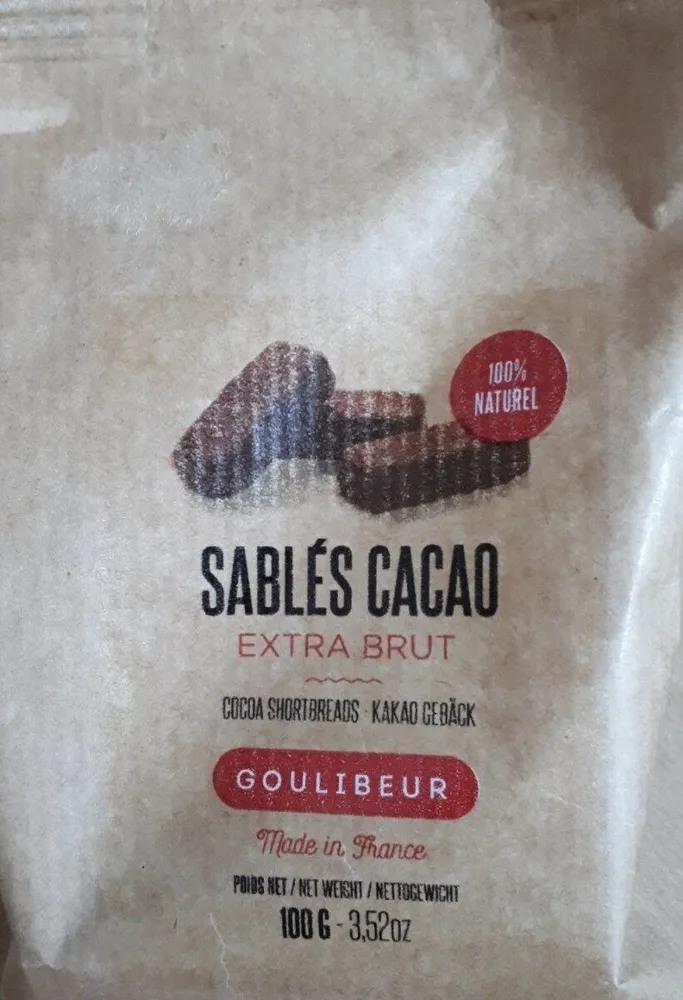 Sablés cacao