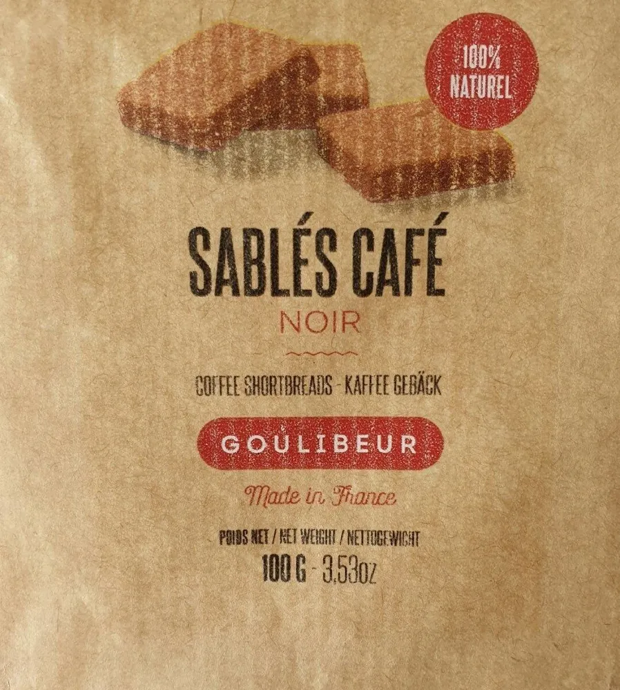Sablés café - NOIR