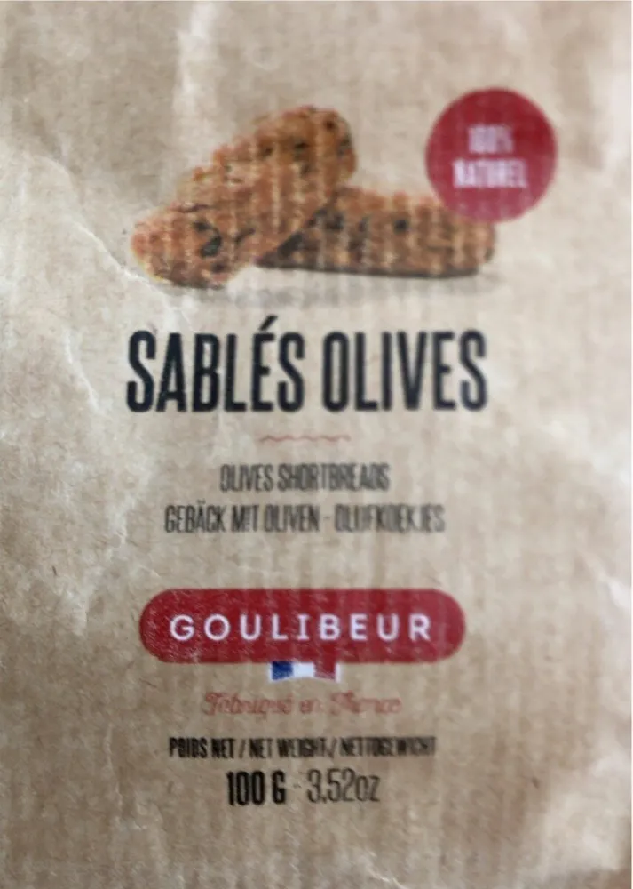 Sablés olives