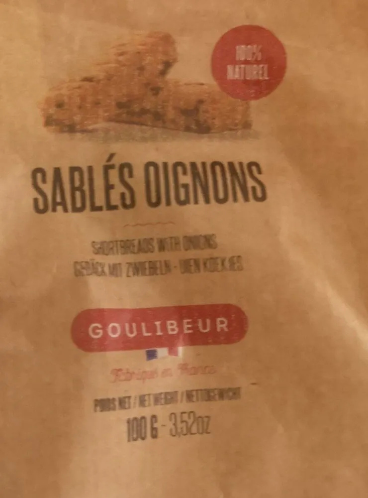 Sablés oignons