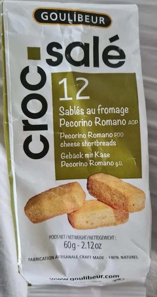 Sablés Au Fromage Pecorino Romano AOP