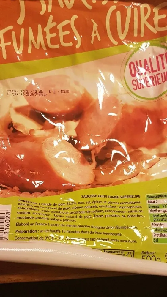 Saucisses Fumées à Cuire x5
