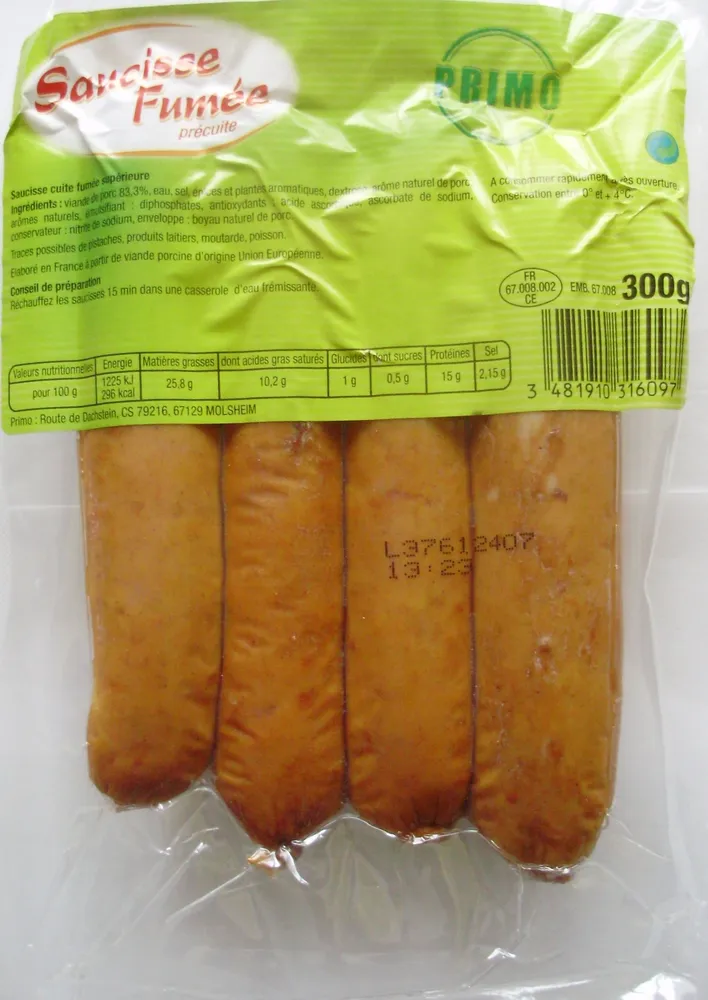 Saucisse Fumée précuite