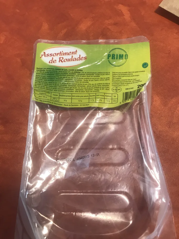 Primo Assortiment De Roulades