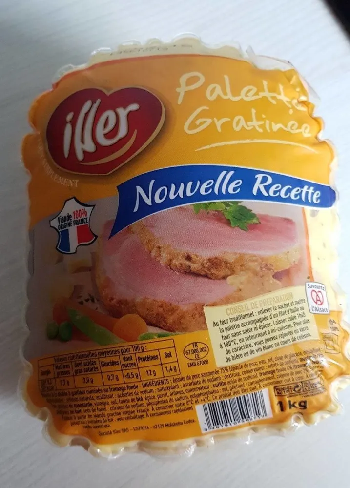 Palette gratinée