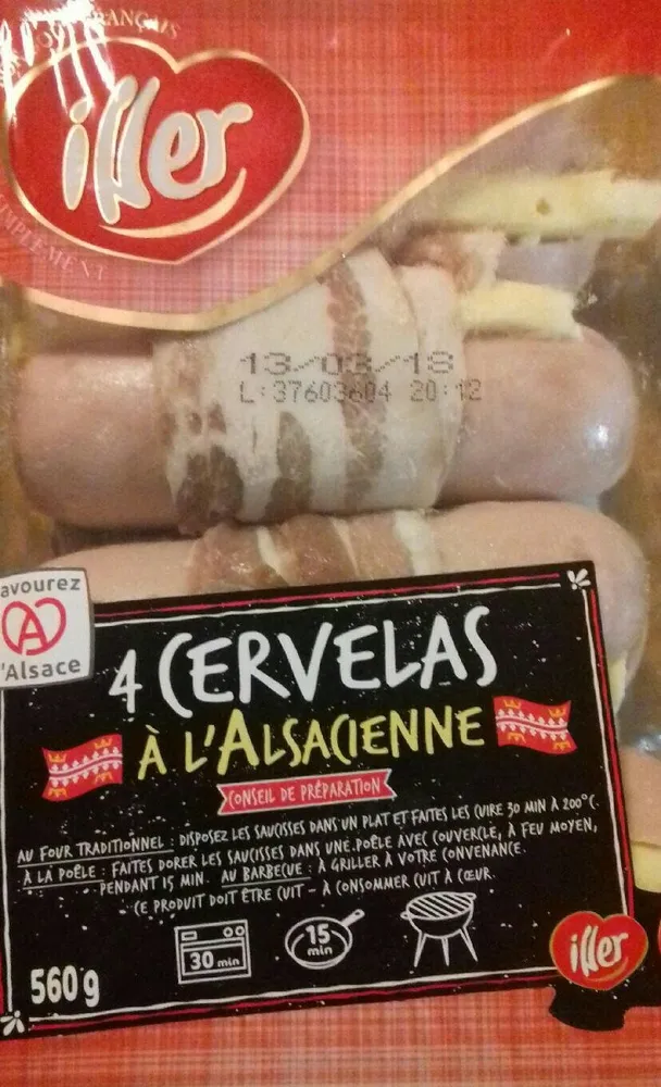 Cervelas à l'alsacienne x4