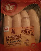 Saucisses blanche emmental Spécial Grill