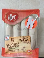 4 saucisses blanches aux olives