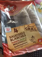 4 Saucisses blanches tomate basilic mozzarela