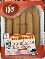 Saucisses de Strasbourg (4+1 gratuite)